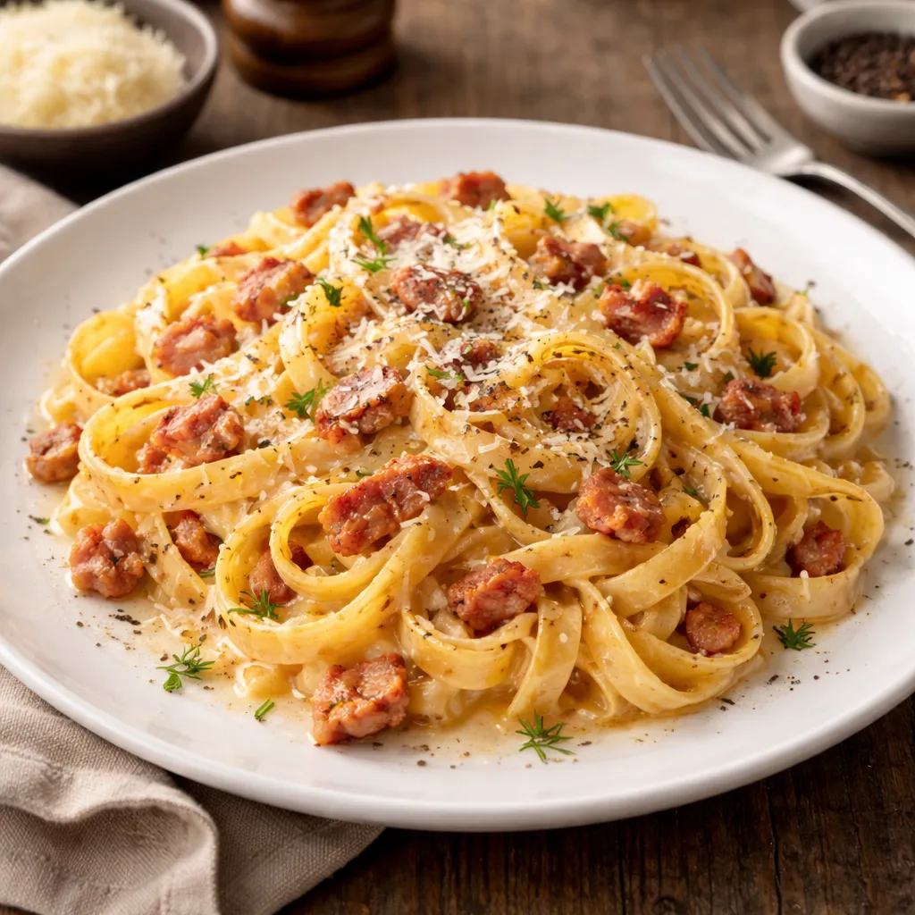 Tagliatelle alla Carbonara