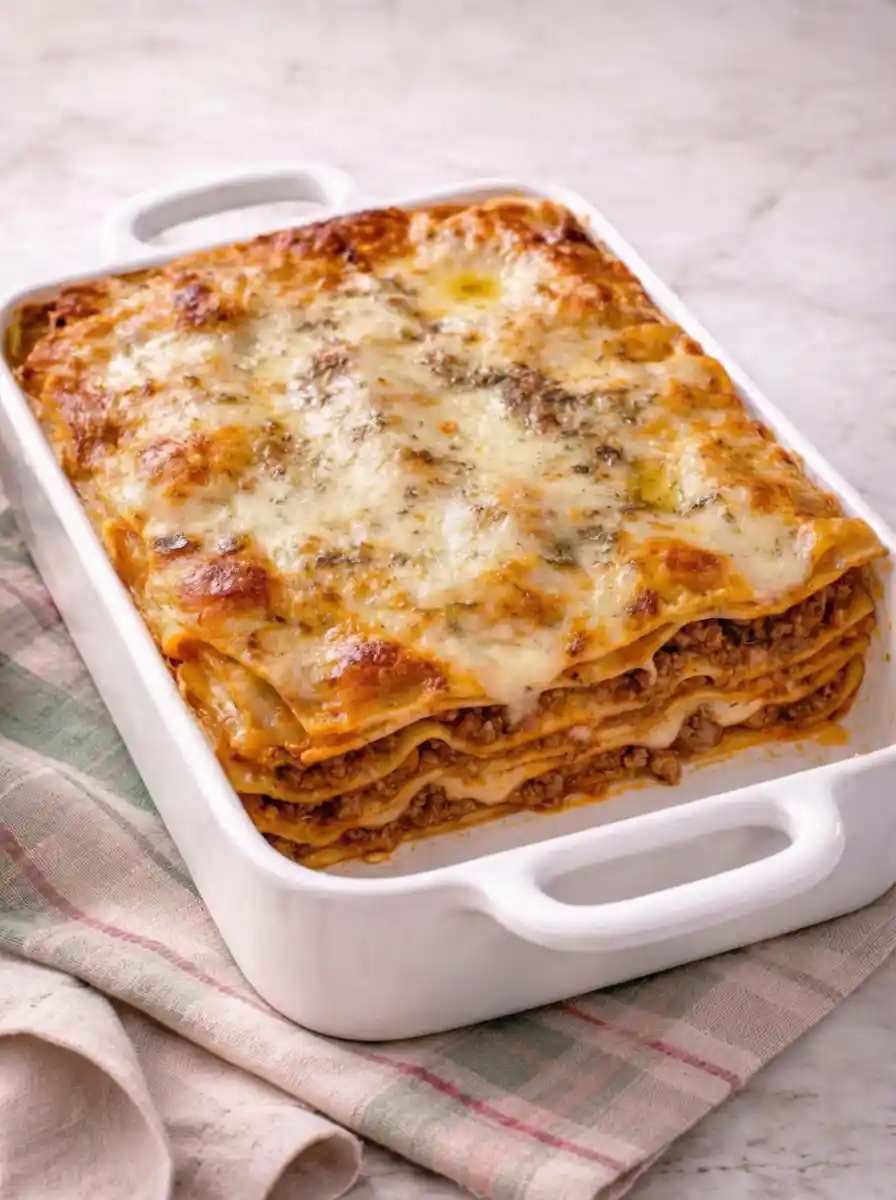 Lasaña boloñesa